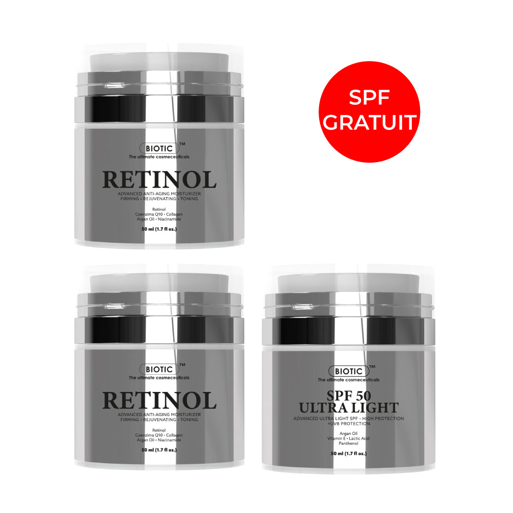 2x Crema Retinol + Crema SPF CADOU