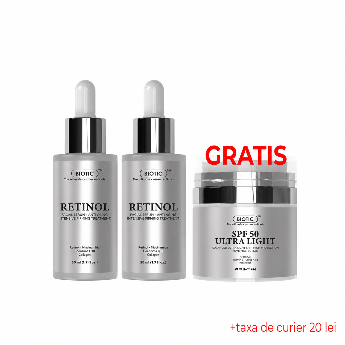 Biotic 2X Serum Retinol + Crema SPF GRATIS